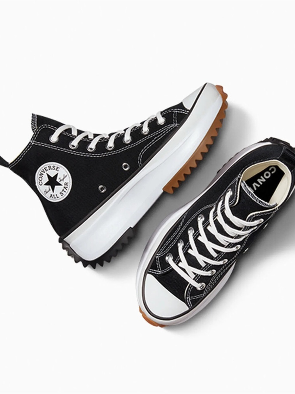 Converse Womens Run Star Hike Platform Canvas Black 166800C